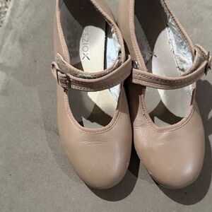 Capezio Tan Mary Jane Flats